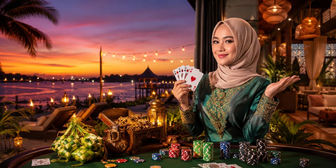 Pemain poker Malaysia menikmati bonus Hari Raya di platform dalam talian